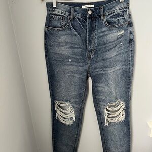 PacSun Blue Skinny‎ Jeans with Distressed Details, NWOT